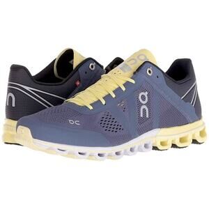 On Cloudflow Running Comfort Sneakers In Smoke/Limelight Sz 10 Athletic Orthotic